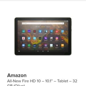 Amazon fire HD 10 olive